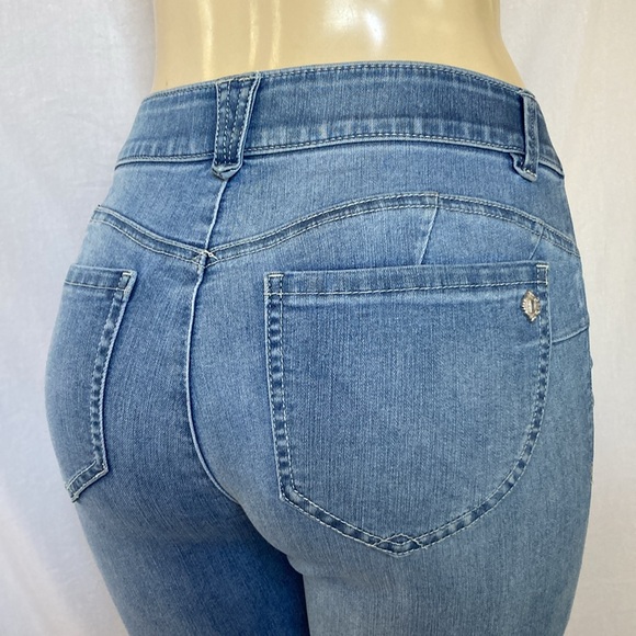 Democracy Denim - DEMOCRACY Jeans Women’s Tummy Control Size 6 Blue Ankle Skinny Skimmer NWOT